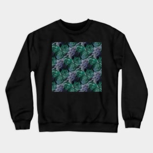 Seamless Repeating Pattern Of Roses Crewneck Sweatshirt